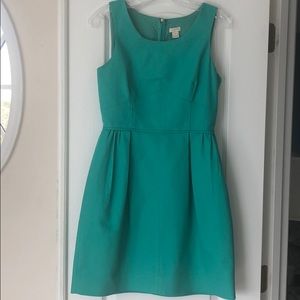 J-Crew teal dress